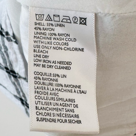 UO urban outfitters Breezy Plunging Linen Mini Dress - Picture 10 of 12